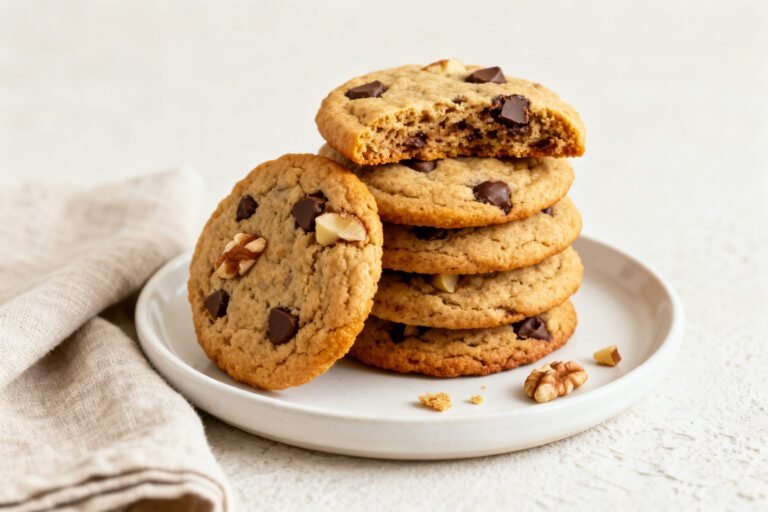Soft Banana Bread Cookies Recipe | Easy Chewy Banana Dessert Treat