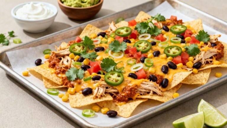 Easy Chicken Nachos Recipe | Fun Crockpot Dishes for Dinner