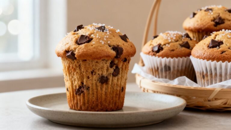 Chocolate Chip Muffin Recipe | Soft Bakery-Style Homemade Muffins