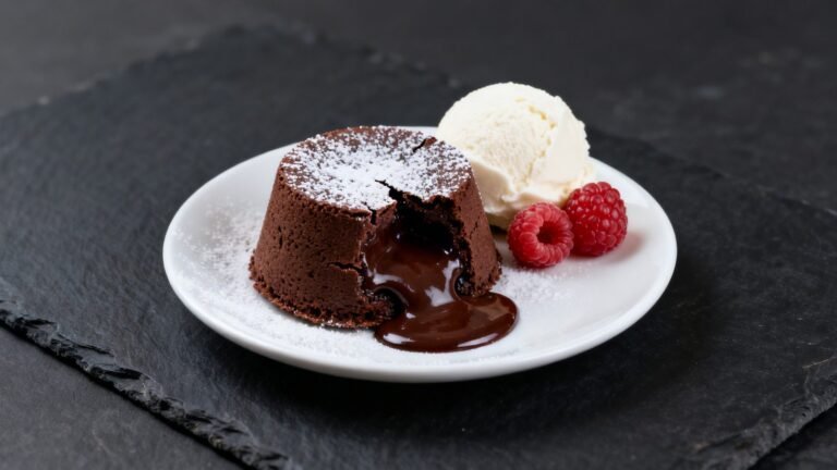 Choco Lava Cake Recipe | Rich Gooey Chocolate Dessert Centerpiece