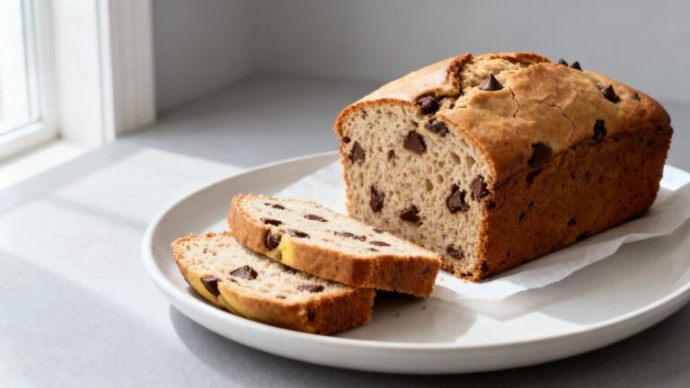 Sweet Sourdough Banana Bread Recipe | Soft Chocolate Chip Loaf