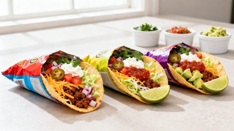 Walking Taco Recipe | Cute Taco Bar for Mexican Food Night