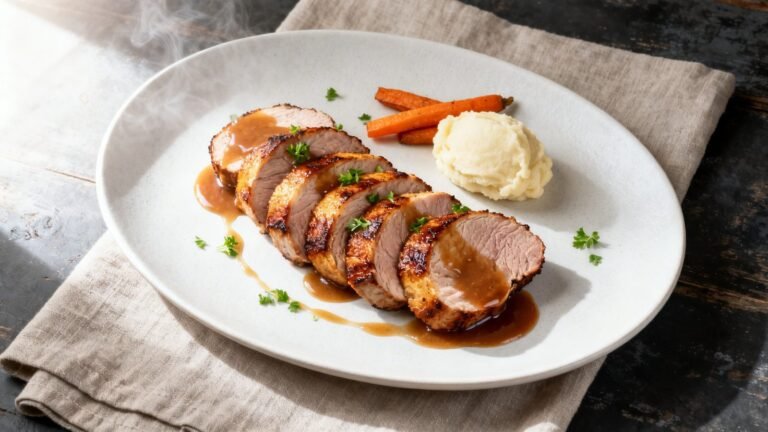 Slow Cooked Pork Tenderloin Recipe | Tender Oven Roasted Pork