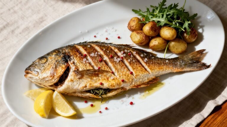 Whole Roasted Branzino Recipe | Elegant Oven-Baked Fish Dinner
