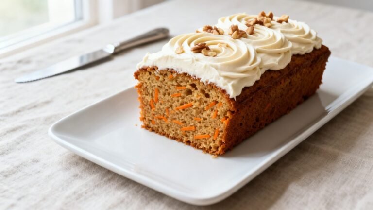 Easy Carrot Cake Loaf Recipe | Moist Cream Cheese Frosted Loaf Cake