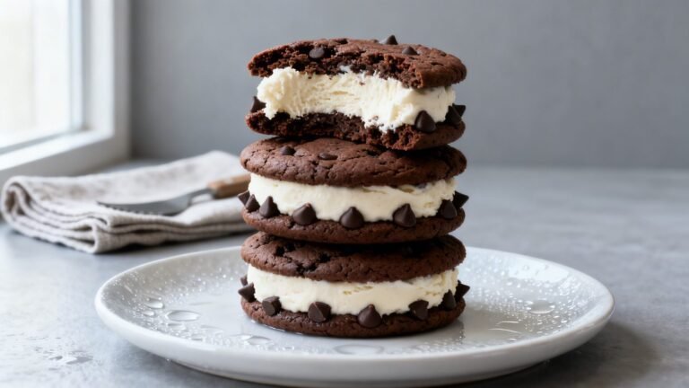 Decadent Ice Cream Sandwich Recipe | Homemade Cookie Ice Cream Treat
