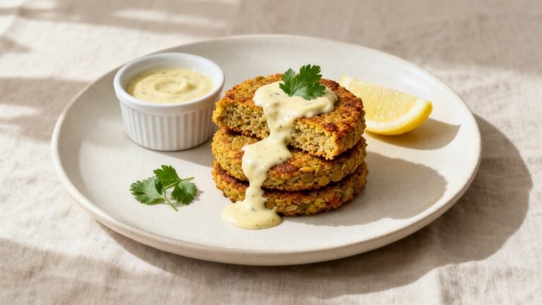 Easy Lentil Patties Recipe | Healthy Plant-Based Fiber Rich Meal