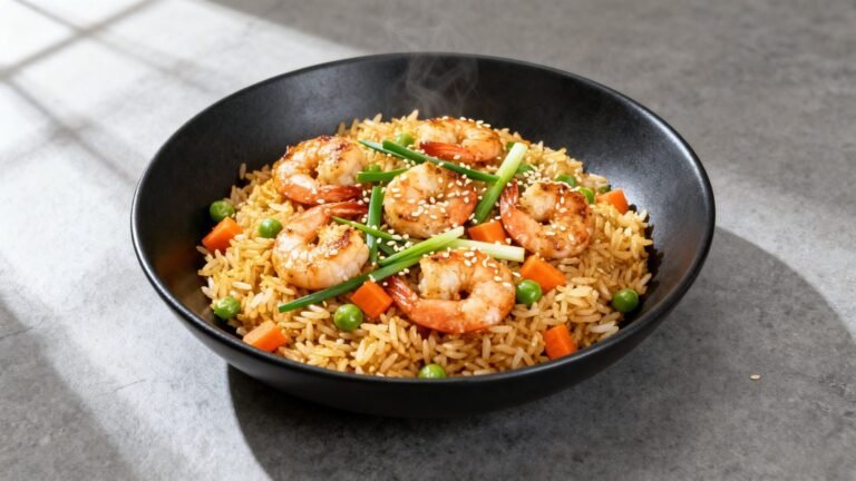 Savory Shrimp Fried Rice Recipe | Easy Flavor-Packed Rice Dinner