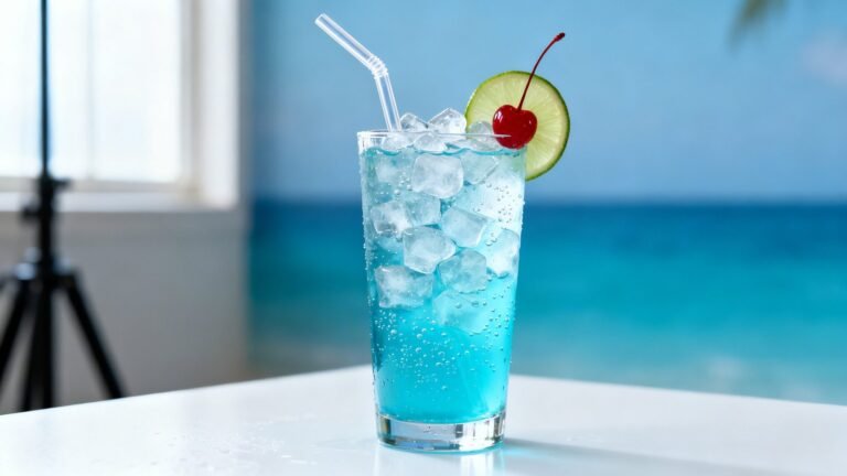 Refreshing Sonic Ocean Water Recipe | Coconut Syrup Blue Drink