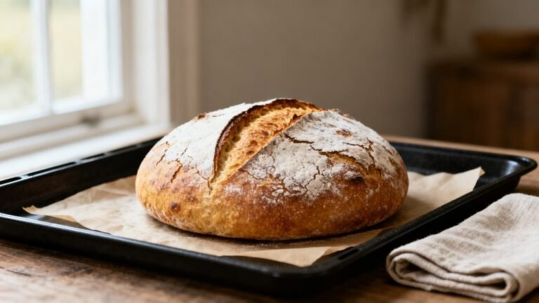 Rustic Artisan Bread Recipe | Easy Homemade Yeast Bread for Beginners